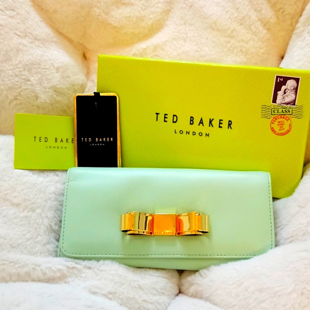 Elegant Ted Baker Mint Bow Wallet